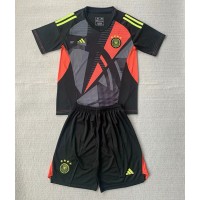 Echipament fotbal Germania Portar Tricou Acasa European 2024 pentru copii maneca scurta (+ Pantaloni scurti)